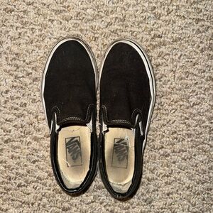 Vans Black Slip-On Sneakers